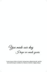 greeting card (R - 1) Inside of Card