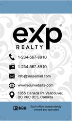 Business Card  (EXP - 10) Back