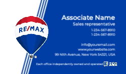 Business Card  (REMAX - 8) Back