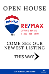 12" X 18"  Sign (RE/MAX - 7 right)
