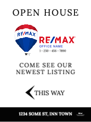 18" X 24"  Sign (RE/MAX - 7 left)