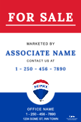 12" X 18"  Sign (RE/MAX - 8)