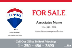 12" X 18"  Sign (RE/MAX - 16)