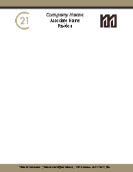 Letterhead (Century 21 - 8) Front