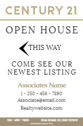 A-frame  Sign (Century 21 - 4)
