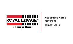 Business Card  (Royal Lepage - 9) Front