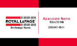 Business Card  (Royal Lepage - 8) Front