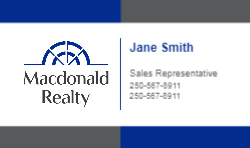 Business Card  (Macdonald Realty - 17) Front