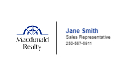 Business Card  (Macdonald Realty - 16) Front