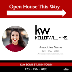 24" X 24"  Sign (Keller Williams - 5 right)
