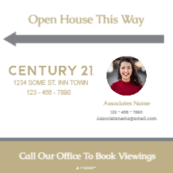 24" X 24"  Sign (Century 21 - 6 left)