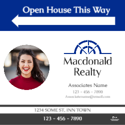 24" X 24"  Sign (Macdonald Realty - 5 left)