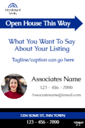 A-frame Sign (Macdonald Realty - 6 Right)