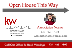 12" X 18"  Sign (Keller Williams - 6 right)