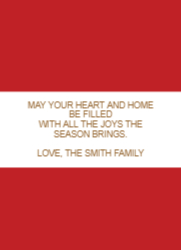 Flat Christmas Card-5x7 - B21