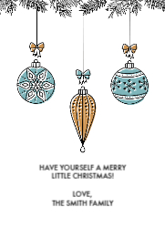 Flat Christmas Card-5x7 - B23