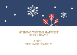Flat Christmas Card-5x7 - B25