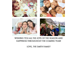Flat Christmas Card-4.25x5.5 - B12