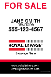 24" X 36"  Sign (Royal LePage - 1)