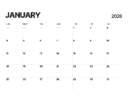 2025 Wall Calendar- 11x17 folds to 8.5 x 11 (Design 3)
