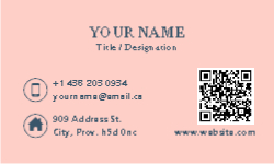 Business Card 29 Back