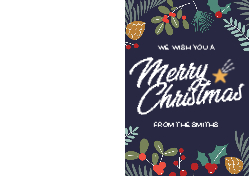Christmas Card 15 D