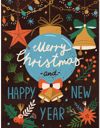 Christmas Card 8 D