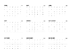 2025 Wall Calendar 11x17 folds to 8.5 x 11 ( Design 11)