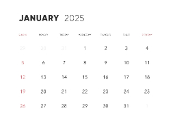 Desk calendar, spiral-bound with self stand (Design 9)