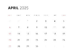 Desk calendar, spiral-bound with self stand (Design 9)