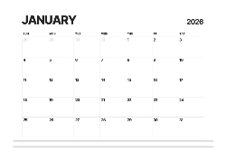 Desk calendar, spiral-bound with self stand ( Design 11)