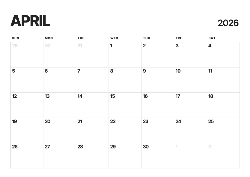 Desk calendar, spiral-bound with self stand (Design 15)