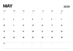 Desk calendar, spiral-bound with self stand (Design 15)