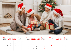 2025 Wall Calendar 11x17 folds to 8.5 x 11 ( Design 17)