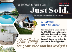 Postcard 5x7 Hexagon (Re/Max)
