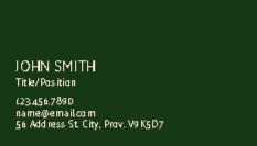 Business Card 1A Back