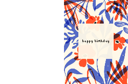 Birthday Card 8 Back &amp; Front
