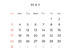Nature Wall Calendar