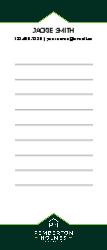 Pemberton Holmes Notepad 1