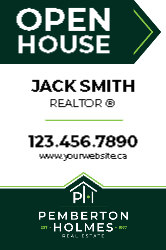 Pemberton Holmes A-Frame Sign 3