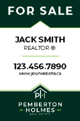 Pemberton Holmes A-Frame Sign 1