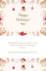 Christmas Card- 8.5x5.5 folded (Back&Front) - A7