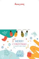Christmas Card- 8.5x5.5 folded (Back&Front) - A32