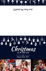 Christmas Card- 8.5x5.5 folded (Back&Front) - A6