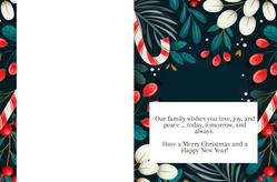 Christmas Card- 8.5x5.5 folded (Back&Front) - A43