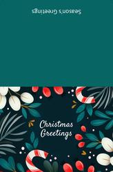 Christmas Card- 8.5x5.5 folded (Back&Front) - A25