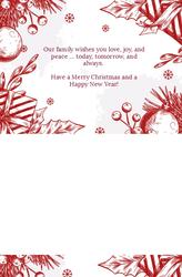 Christmas Card- 8.5x5.5 folded (Back&Front) - A29