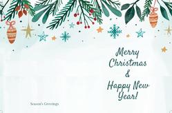 Christmas Card- 8.5x5.5 folded (Back&Front) - A40
