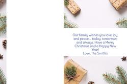 Christmas Card- 8.5x5.5 folded (Back&Front) - A41