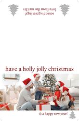 Christmas Card- 8.5x5.5 folded (Back&Front) - A9